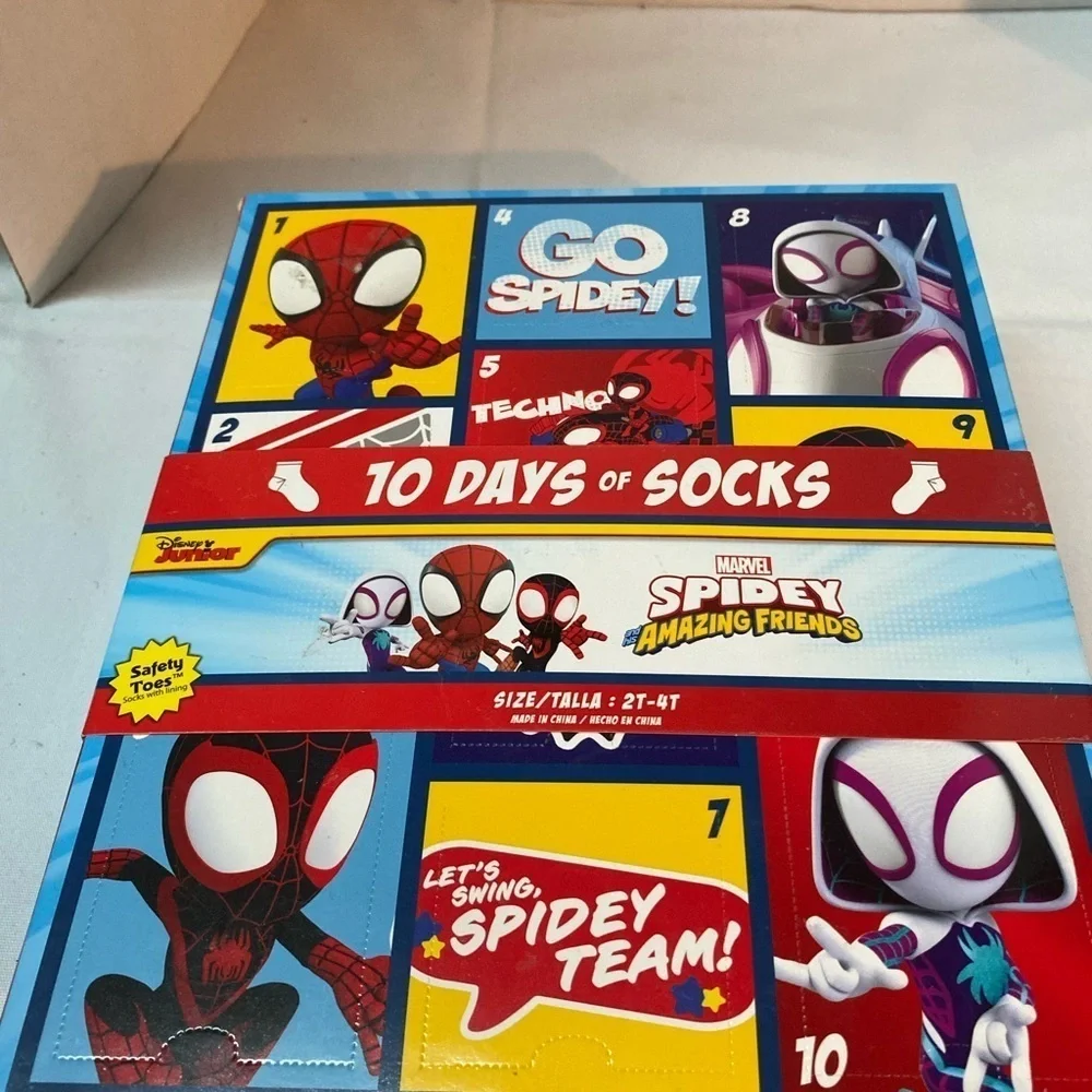 Disney Junior 10 Days of Socks 2T-4T (GU)
